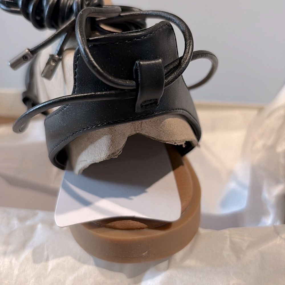 NIB [Style & Co.] Cairro Strappy Black Gladiator Sandals Women’s Sz 7.5 - Picture 6 of 10